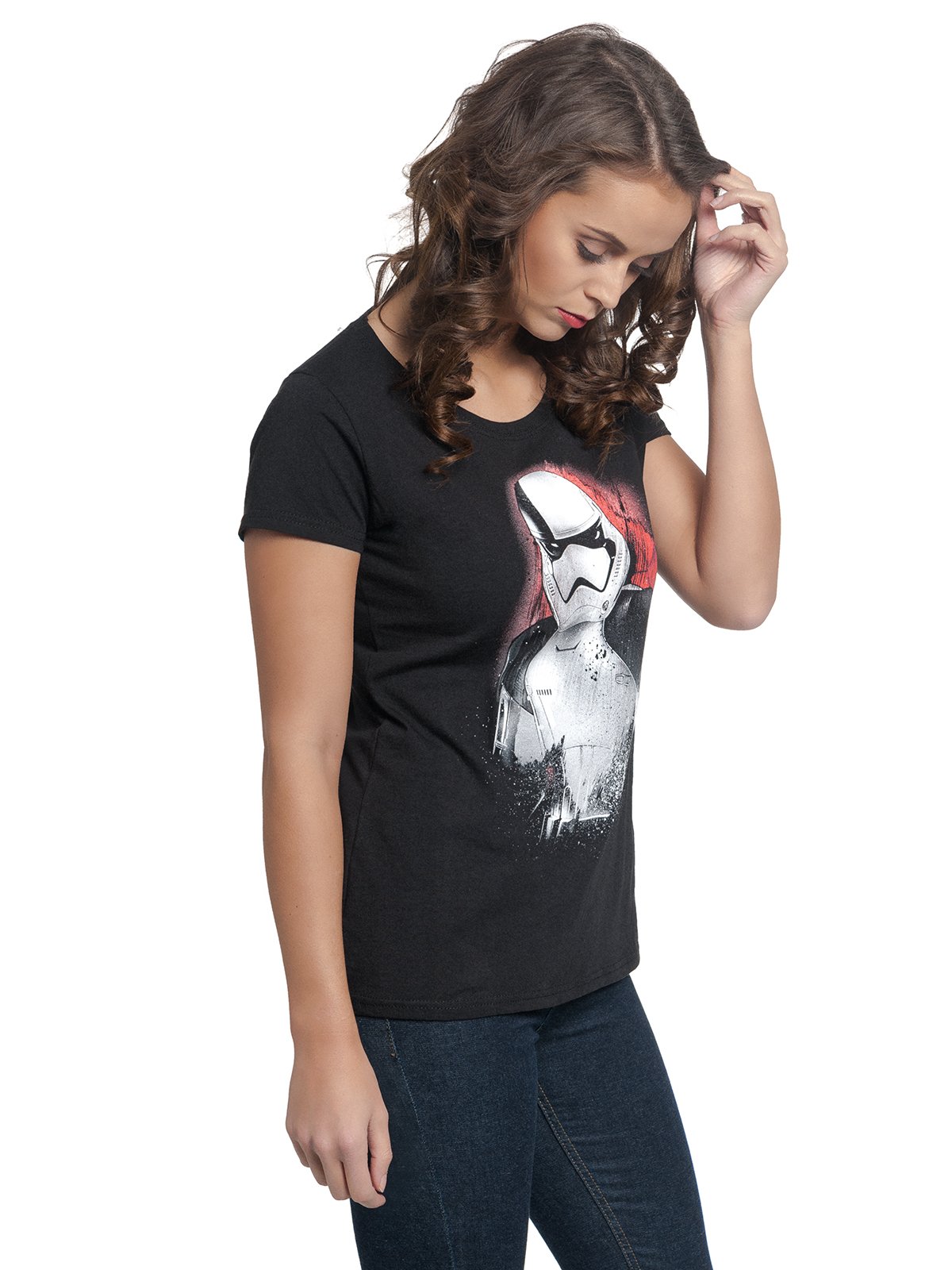 Star-Wars-Episode-8-Die-letzten-Jedi-Trooper-T-Shirt-schwarz-XL