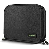 UGREEN Elektronik Tasche Reise Organizer Kabeltasche Travel Kabel Organizer Elektronische Zubehör Case Travel Organisator Festplattentasche für Powerbank, Kabel, Akku, Karte, Handy usw.