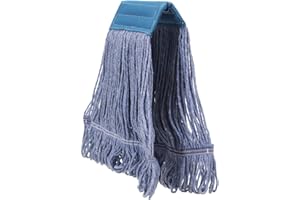 Yocada Looped-End String Wet Mop Head Refill Replacement Heavy Duty Cotton Commercial Industrial Grade Floor Cleaning