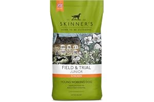 SKINNERS Skinner’s Field & Trial Junior – Complete Dry Food for Young Dogs, Balanced, Supports Gut Health, 15kg