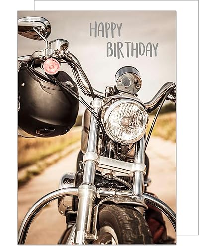 Regali Per Ciclisti Uomo BIKER Biglietto Di Compleanno Personalizzato Compleanno Maschile - Foto 4