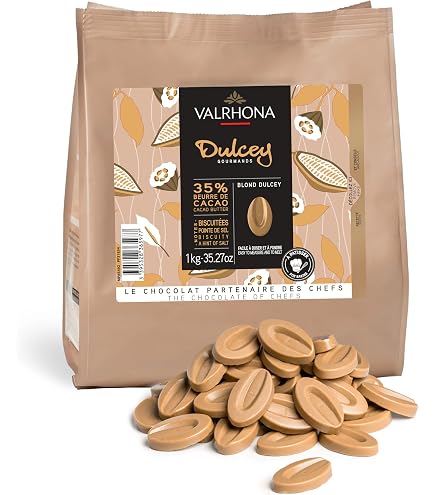 Fèves chocolat blanc IVOIRE Valrhona 1kg : Amazon.es: Alimentación