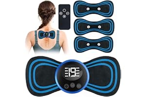 BESELOA Wirelss TENS Machine for Pain Relief, Tens Unit Muscle Stimulator with 8 Modes,19 Levels,3 Pads, Rechargeable TENS Machine for Back,Neck,Shoulder,Knee,Body Muscle Pain Relief
