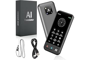 SINGCHUNGTE Sprachübersetzungsgerät, KI-Übersetzer, ChatGpt AI Übersetzungsgerät mit Sprachausgabe, Sprachübersetzer, Offline-Übersetzer, Fotoübersetzer zum Lernen, Reisen