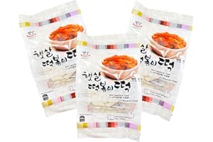 ‎OG ASIA Topokki Reiskuchen Dreierpack - Korean Rice Cake Stick Type Pouch - Tteokbokki koreanische Reiskuchen in Stangen - OG ASIA - 3x 600g