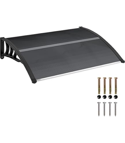 Sanjiaojia Dakpanelen van polycarbonaat, transparante acrylplaat, uv- bescherming, regenbestendig paneel voor buiten, dakbekleding voor serre, voor kas, voor afdak, gemakkelijk te snijden (1,22 x 6 m