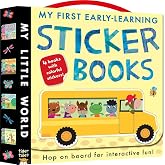 My First Early-Learning Sticker Books Boxed Set: 4 Books with Colorful Stickers! (My Little World)