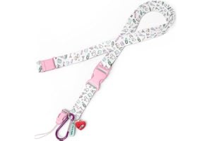 Nurse is Love Lanyard Enfermera Personalizado - Cuelga Llaves y Tijeras con Clip Sujetador de Acceso y Mosquetón Ideal para Porta Tarjetas Identificativas | Regalos Originales, Enfermera Accesorios