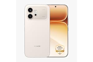 HONOR 600 5G, 12GB RAM + 256GB Storage, 200MP AI Camera, Silicon-Carbon Battery, 80W HONOR SuperCharge, 6.57" AMOLED 120Hz Display, Golden White - Middle East Version