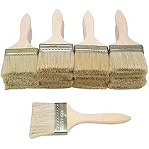 12 Pack Of 3 Inch Paint And Chip Paint Brushes For Paint, Stains