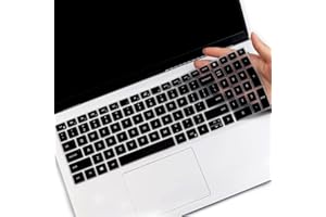 MUBUY-GOL Tastaturabdeckung für 2022 2021 Dell Inspiron 15 3510 3511 3515 3525 5510 5515 5518 7510, Inspiron 16 7610, Latitude 35 20, Dell Inspiron 15 16 3000 5000 7000 US Tastaturabdeckung -BK