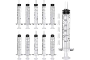 WINBEST 50 Pack Syringes 2ml, Colostrum Syringe, Plastic Syringe, 2.5ml Syringes Without Needle, Liquid Measuring Syringe for Scientific Labs, Feeding Pet