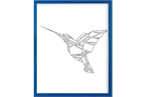 postergaleria Marco de fotos grande 30x40 | Azul | Madera | 8 colores | Diferentes Tamaños | Marcos de póster