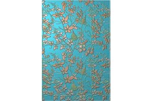 OTCRAFT3D Embossing Folder for Card Making,Red Leaves Plastic Texture Fades Embossing Folder Template for Scrapbooking and Other Paper Craft Album Stamps DIY Decoration 6.3" L x 4.5" W