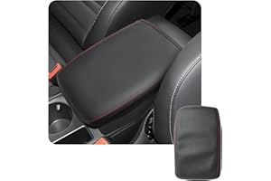 CDEFG Compatible with Ford Tourneo Custom Transit Custom/VW Caddy 5/ Touran 2 5T 2022-2025 Centre Armrest Armrest Lid Cover Centre Console Faux Leather Armrest Box Cover Car Accessories