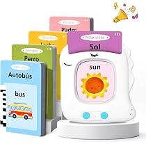 420 Palabras Tarjetas Flash Parlantes En Español – Juguete Educativo Con 210 Tarjetas Para Niños De 3 A 6 Años – 27 Temas Divertidos – Montessori