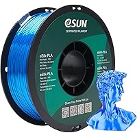 eSUN Silk PLA Filament 1.75mm, Silky Shiny 3D Printer Filament PLA, Dimensional Accuracy +/- 0.05mm, 1KG Spool (2.2 LBS) 3D P