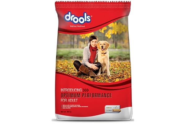 Drools Optimum Performance Adult Dry Dog Food, Chicken Flavour, 20 KG