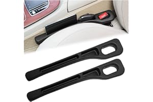 Audasi 2PCS Vehicle Mounted Gap Leak Proof Filling Strip, Car Seat Gap Filler Organiser Universal Car Seat Gap Plug Storage Car Accessories Leak-Proof Filling Strip For Car SUV Truck(Black)