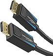 KabelDirekt – 8K DisplayPort (DP zu DP) Kabel – 3m (Übertragungsraten von bis zu 32,4 Gbit/s, UHD mit 8K / 60Hz oder 4K / 120Hz, HBR3, DSC, HDR 10, Stecker mit Verriegelung)