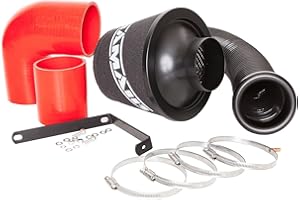 RAMAIR FILTERS Ramair Cone Air Filter Intake Induction Kit VW Golf R32 mk5 Audi TT A3 3.2 V6, BLACK