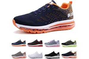 huysfika Womens Mens Trainers Gym Running Shoes Fashion Fitness Mesh Sneakers Casual Outdoor Walking Shoes, Size 3.5-10 UK