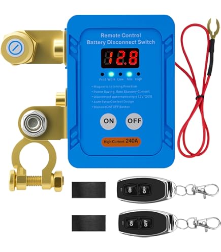 Interrupteur De Batterie 12 V, 24 V, 36 V Avec Plaque De Verrouillage, 500 A, Pour Voiture Camion Treuil Camping Car Bateau Pelleteuse Tracteur 98289015