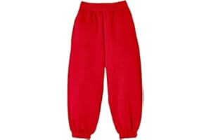 Stylo Online Kids Fleece Jogging Bottoms Boys Girls Sports PE Joggers Childrens Unisex Casual Fleece Pull On Trousers School Play Tracksuit Classic Bottom Soft Jog Pants
