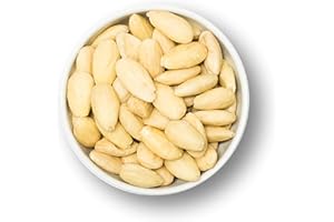 ‎1001 FRUCHT 1001 Frucht - Geschälte Mandeln blanchiert, 1kg, Neue Ernte 2025, ohne Zusätze, Knackig frisch naturbelassen aus Spanien gentechnikfrei, Unbehandelte gesunde Nüsse - ganze Mandeln ohne Haut