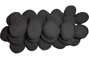 COALS 4 YOU NW LTD Coals 4 You 20bp 20 Black Gas fire Ceramic Pebbles Replacements Bio Fuels Ceramic Packing