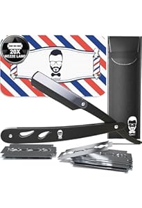 Barber Salon Straight Cut Throat Wet Shaving Razor 5 Colours - Foto 8