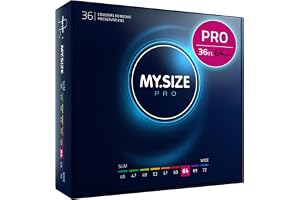 MY.SIZE PRO kondom storlek 6, 64mm, 36 stycken - Den nya generationen MY.SIZE kondomer