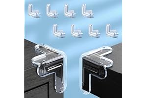 xuenair 8 Pack Ecke Schutz Baby Proof, Clear Corner Protectors für Möbel, Silikon-Gummi-Ecke Guards für Möbel Glas Tisch Schrank Theke