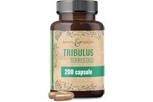 CDF SPORTS & HEALTH SOLUTIONS Tribulus Terrestris - 200 Capsule - 90% Saponine - Vegano - Senza Additivi