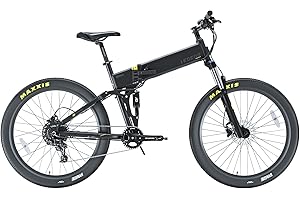 LEGEND EBIKES Etna, Vélo Électrique Pliable Montagne Batterie Amovible 36V 14Ah, 250W, VTT Electrique 11 Vitesses, 25km/h Vélo Électrique Roues 27,5" Vélos Électriques Freins Hydrauliques, Noir