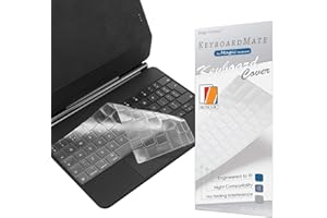 Digi-tatoo Film Protecteur de Clavier Compatible avec Magic Keyboard pour iPad Air 11 Pouces (M2)/ et l'ancien Magic Keyboard pour iPad iPad Pro 11''(1ʳᵉ, 2ᵉ, 3ᵉ et 4ᵉ gén), iPad Air (4ᵉ et 5ᵉ gén)