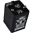 Rashri 24V 30 amp 1C Single-Pole, Double-Throw Stabiliser SPDT Relay (Black)