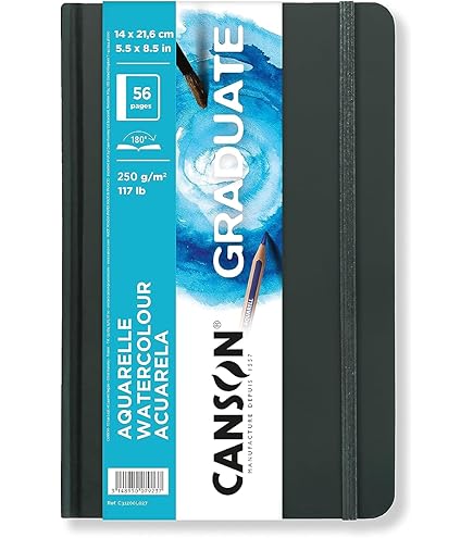 Canson Graduate Mixed Media Book - Gray, 5-1/2" X 8-1/2", 135 Lb, 32 - View #4