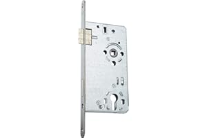 ‎ABUS ABUS - Einsteckschloss für Haustüren ESHT PZ R S 65 92 20-61734, Silber