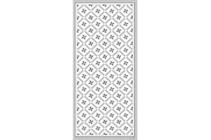 DobleUve Estudio Alfombra Vinílica Hidráulica 24 | Gris | 47x80 cm | Alfombra Cocina Lavable Antideslizante | Alfombra Vinilica | Suelo Vinílico | Alfombra Vinilo Salón