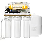 Reverse Osmosis Equipment - 6 Stage Osmosis Kit - Holds 5 L - Includes 50GPD Vontron Membrane, Pump and Filters - Nature Wate