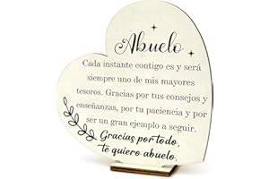 XIOABRE Regalo Abuelo Regalo Dia Del Padre Y Abuelo Regalos Para Abuelos Regalo Abuelos Cumpleaños Regalos De Abuelos Tablilla Madera Regalos Para Abuelos Originales Regalos Originales Para Abuelos Navidad