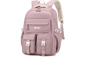 Tanou Mochila Escolar Adolescente para Niñas, Gran Capacidad Mochilas para Instituto de 9 a 18 años, Mochila Informal Colegio Chicas de Nylon Impermeable