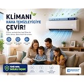 Split Klima Hava Temizleme Filtresi &ndash; HEPA Destekli Toz, Polen ve Koku Filtreleme Sistemi