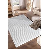 MEC Home Soft White Bubble Peluş Halı &ndash; Modern, Yumuşak Doku, Makinede Yıkanabilir, Kaymaz Tabanlı, Ev Dekorasyonu i&ccedil;in Şık T