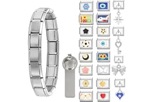 GREENYRE italian charm bracelet-9mm,italian charms,Italian Charm Armband Set, italian bracelet,Geschenk für frauen mama,fashion trend