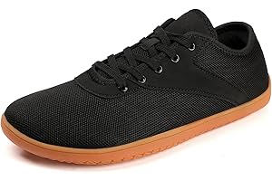 RUOMU Scarpe a Piedi Nudi Uomo Donna - Unisex Punta Larga Barefoot Scarpe, Suola a Caduta Zero Minimalista Sneakers