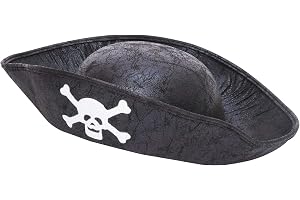 Bristol Novelty BH561 piratmössa, svart, barnstorlek, unisex, en storlek