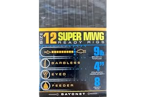 Guru SMWG Bas de ligne à baïonnette sans ardillon 10,2 cm