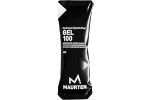 Maurten Gel 100 Energy Gel - 12er Pack à 40g - 25g Kohlenhydrate - magenschonende Hydrogel-Technologie für Ausdauersport - Natürlich & ohne Farb- Konservierungsstoffe